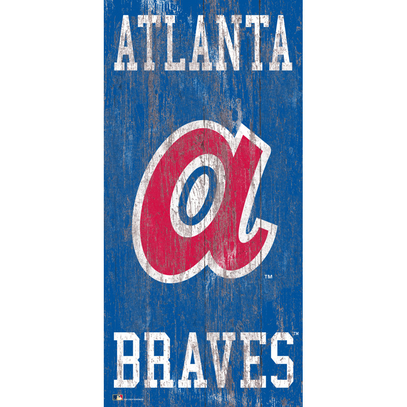 « atlanta braves », impression sur bois