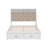 Wood Platform Bed With Upholstered Headboard And LED And 2 Drawers,Bed Frame-1061143605