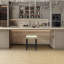 Tabouret de bar et de comptoir rembourré Jameson-376780852-376780851