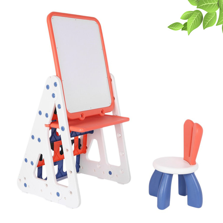 Childcraft Folding Adjustable Wood Board Easel