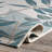 Rowley Leaf Teal/Ivory Indoor/Outdoor Area Rug-618814644