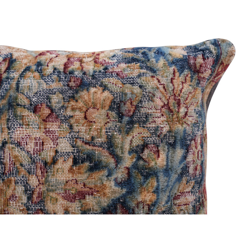 100% Wool Throw Square Pillow Cover & Insert
