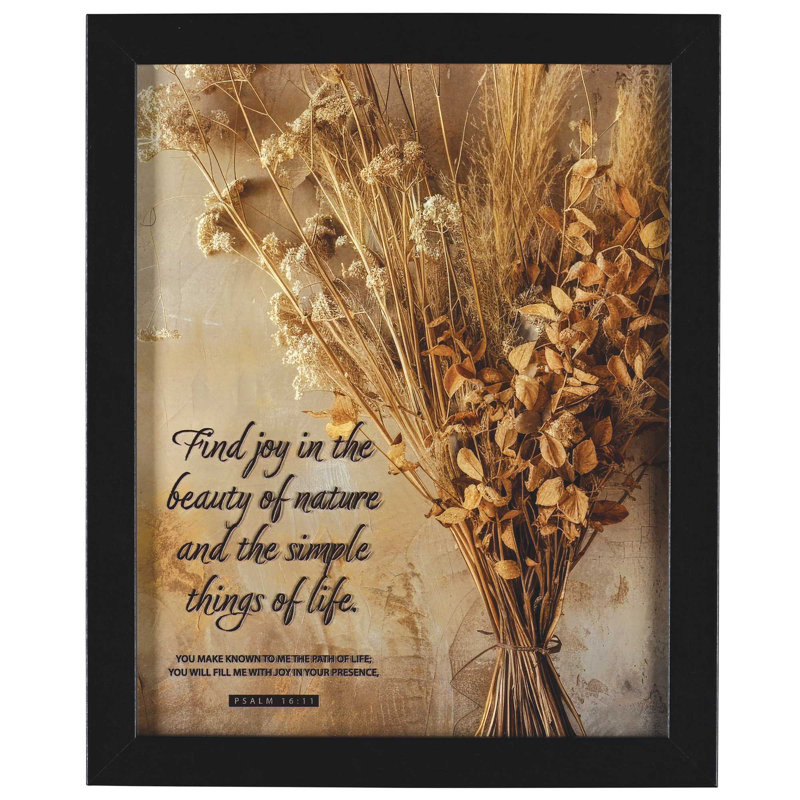 Art encadré «Find Joy In The Beauty»