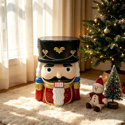 19" Classic Nutcracker Soldier Stool