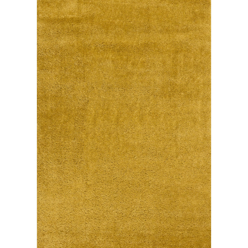 Tapis jaune 4 pi x 6 pi