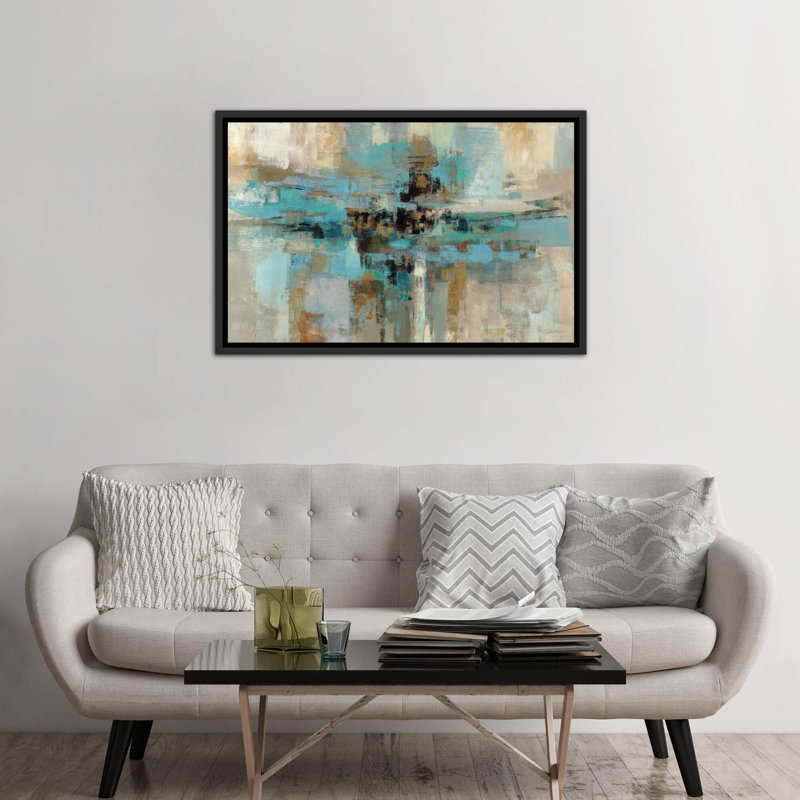«Morning Fjord», impression, H 40 po x l 60 po x P 1,5 po, Toile avec cadre noir