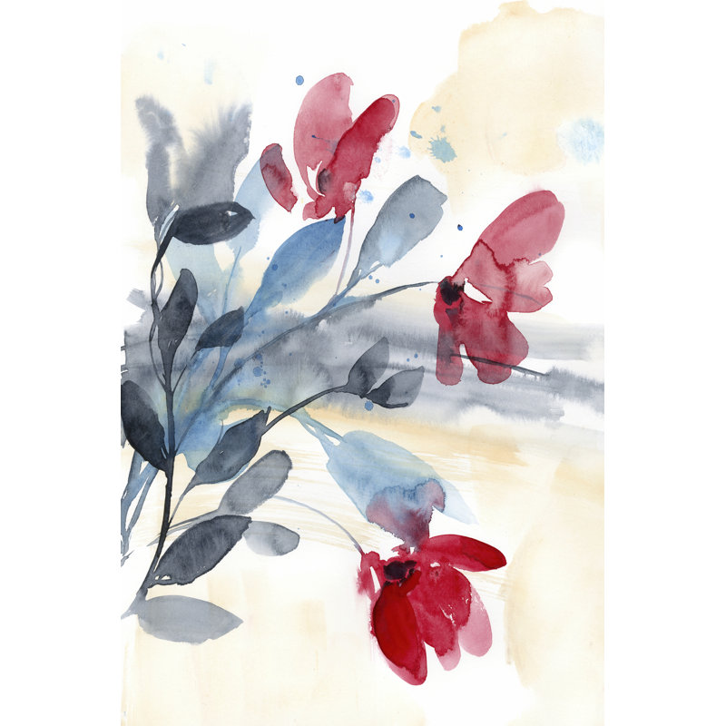 Flower Surprise I by Jennifer Goldberger - Painting Print, 122cm H x 81cm W, Wrapped Canvas
