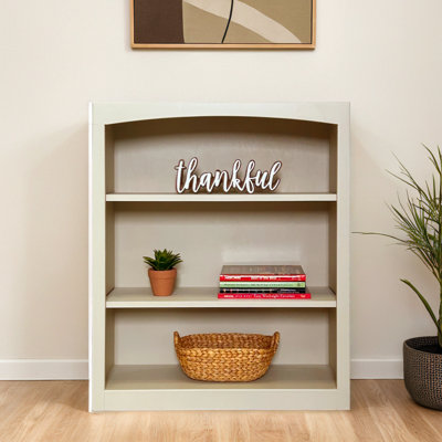 Ossy American Built Solid Wood Bookcase