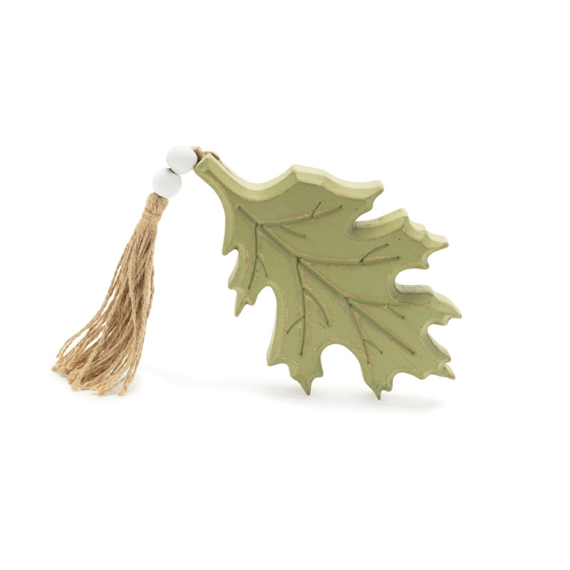 Feuille d'automne en jute (ensemble de 2)