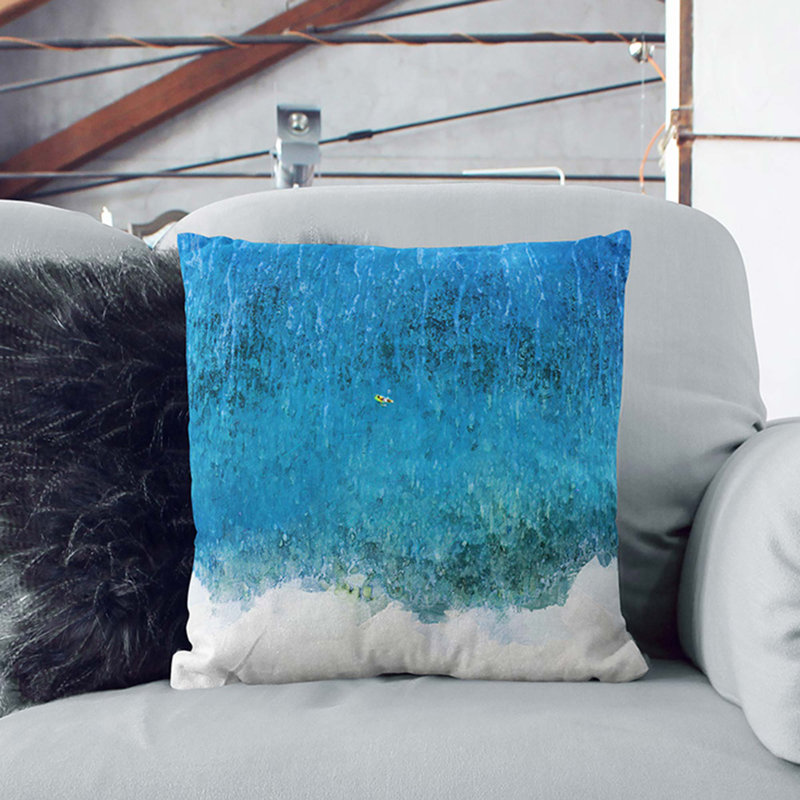 Abstract Square Throw Cushion, 40 x 40 cm