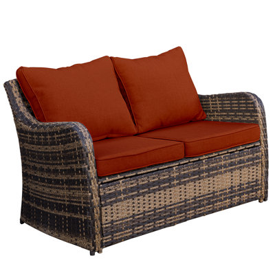 Causeuse en aluminium pour 2 personnes