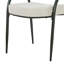 Chaises de salle à manger rembourrées avec pieds en métal (ensemble de 2), beige-599612975