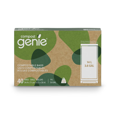 Sacs poubelle en fibres naturelles 3,6 gallons