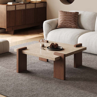 Table basse de salon en pierre naturelle