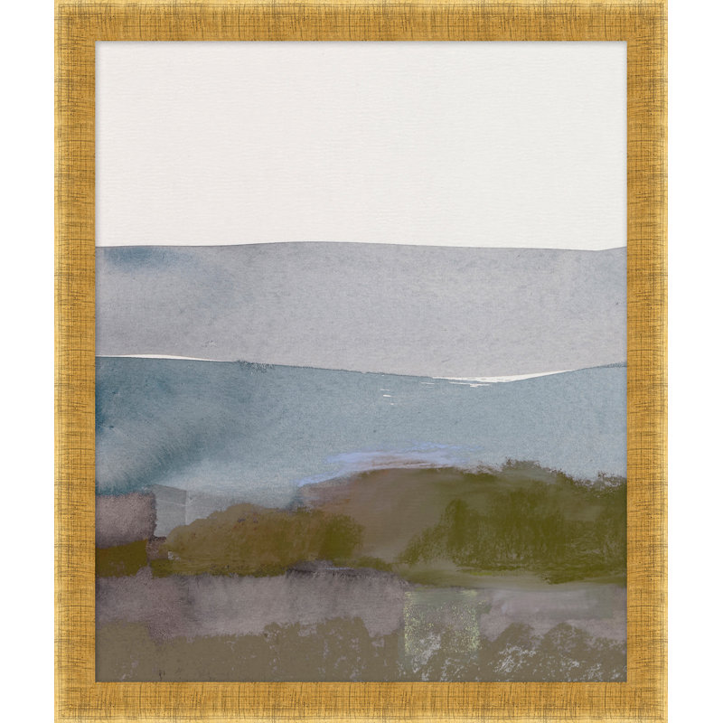 «Dusk Marsh» par Thom Filicia - Peinture encadrée sur papier