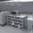 Stainless Steel Table With Three Undershelves-118026895