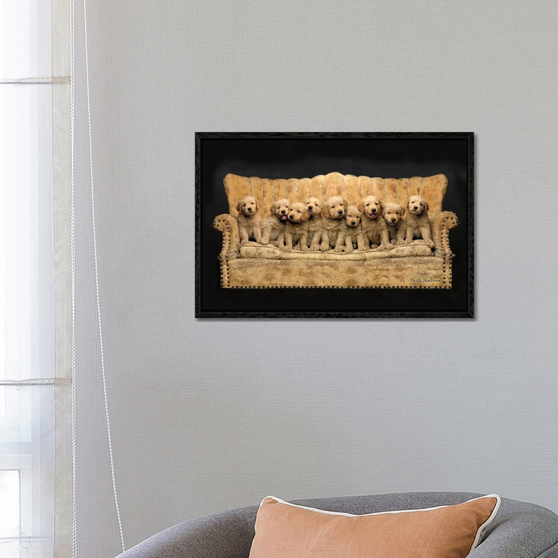 Gang's All Here II by Keith Kimberlin - Print on Canvas, 66.04 cm H x 45.72 cm W, Black Framed