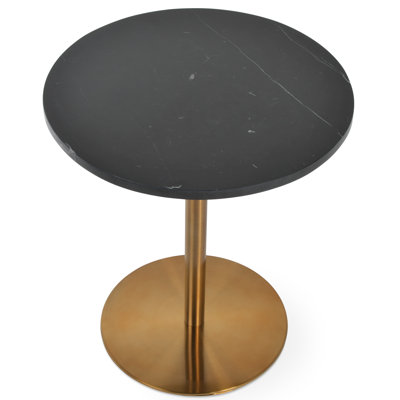Ares End Table Marble Top