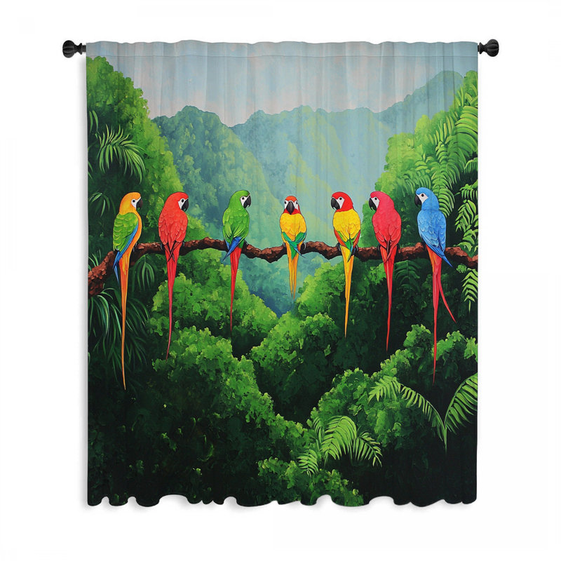 Rideaux Parrot, L 50 po x L 96 po