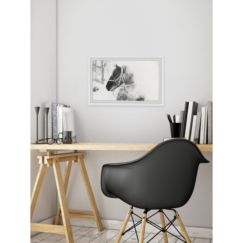 « Cold Breath »-reproduction de photo encadrée, H 30 po x l 45 po x 1,5 po