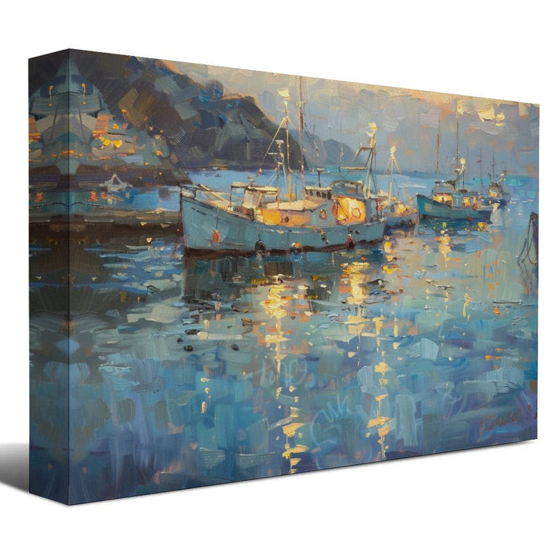 Art mural sur toile 8 "x 12" avec cadre en bois, prêt à être accroché, 8×12inch