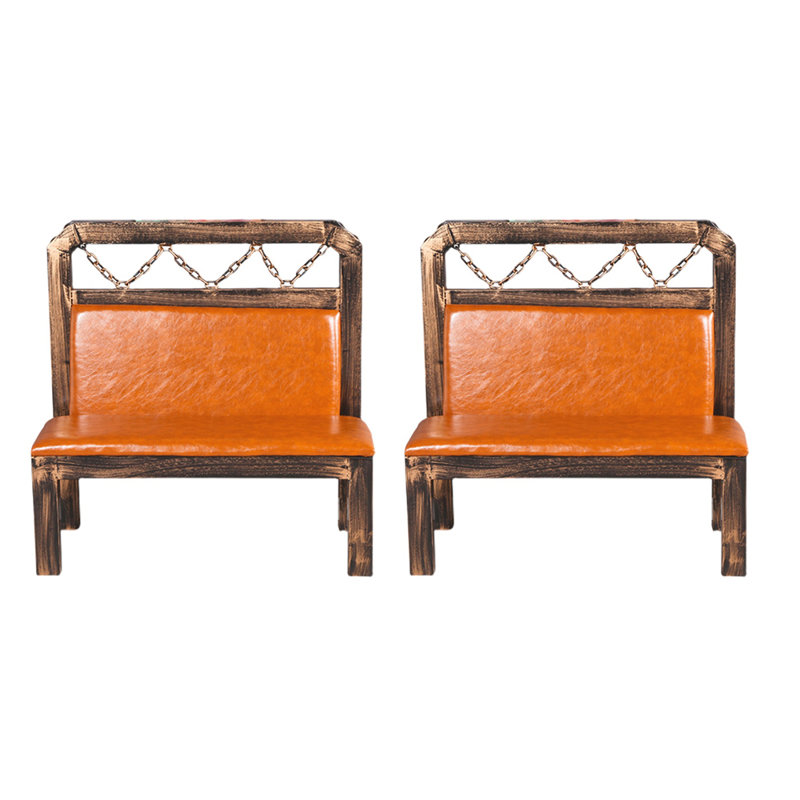Banc rembourré en similicuir Jisela