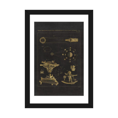 « astronomie chart ii », impression sur toile tendue
