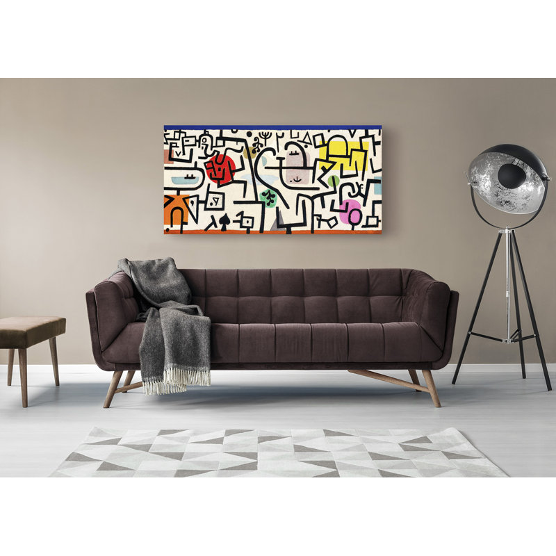 Rich Harbour by Paul Klee - Wrapped Canvas Print, 35cm H x 70cm W x 4cm D