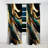 Green And Gold Agate II - Abstract Transitional Blackout Abstract Curtain - 1 Panel-107824479