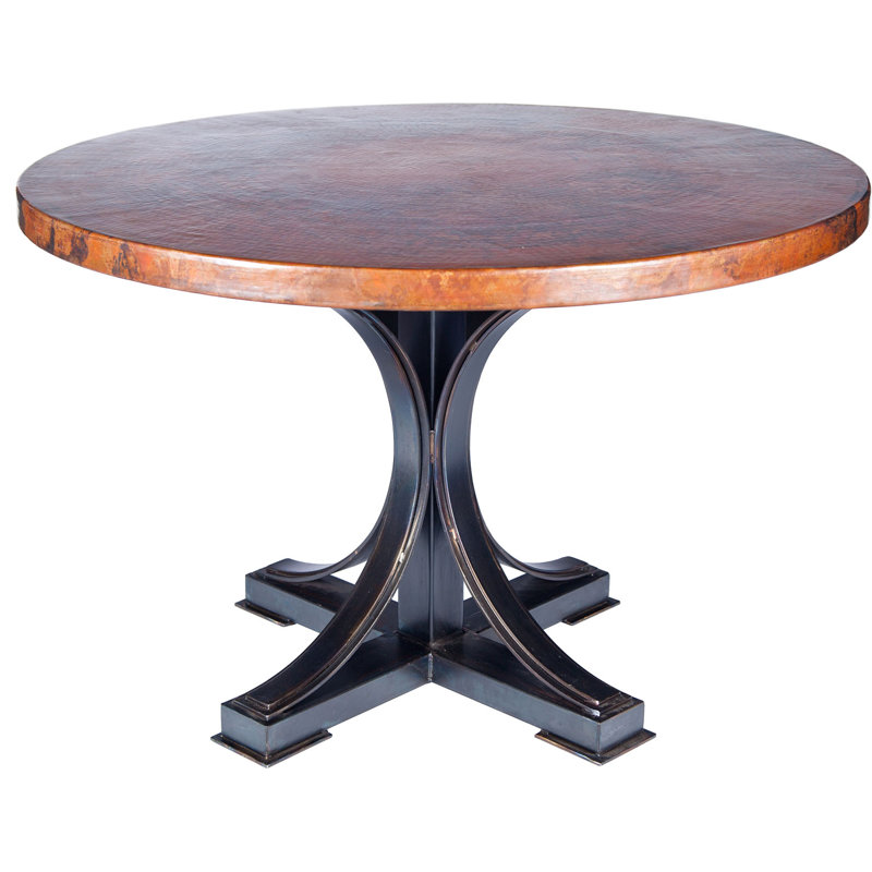 Winston Round Metal Dining Table, 42" W x 42" L