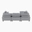 Ensemble de canapé modulaire 4 pièces 4 pièces-587411957