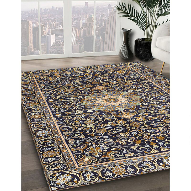 Clyta Oriental Indoor Rug, Round 4'