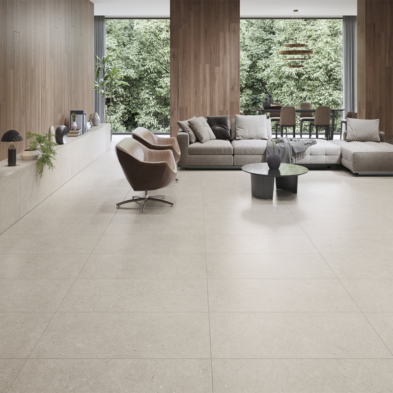 Carreau de céramique aspect pierre 12 po x 35 po Ageless, Gris perle