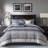 Luxury Navy Bedroom - 7 Pieces With Soft Microfiber & Decor Pillows Stylish Piece Comforter Size Accessories-121162108