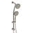 Multi Function Dual Shower Head - Shower System With 4.7" Rain Showerhead, 7-Function Hand Shower, Adjustable Slide Bar-114230226