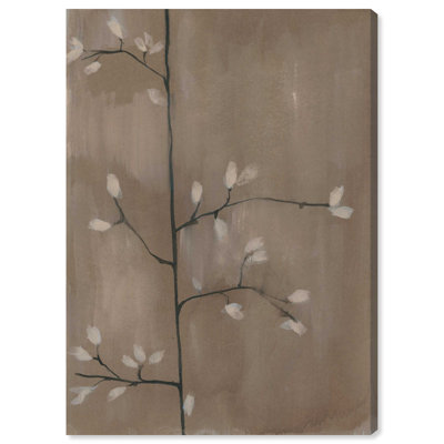 Blossoming Twig II Canvas Floral & Botanical Print by Oliver Gal, Black Frame, 10 x 15