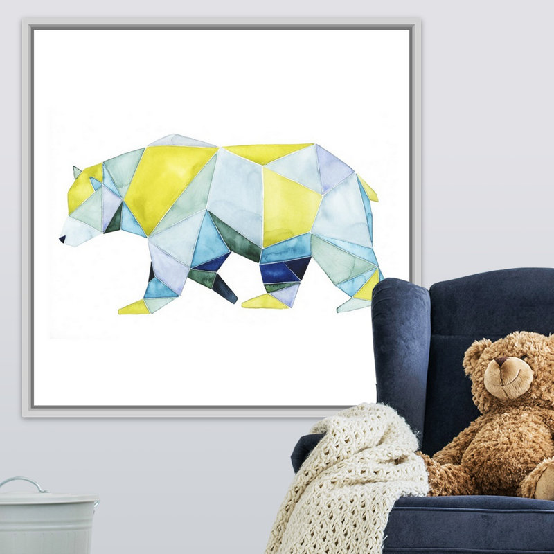 Art sur toile Polla, Cadre flottant blanc, H 36 po x l 36 po x P 1,75po