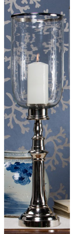 Colonne aluminium/verre ouragan