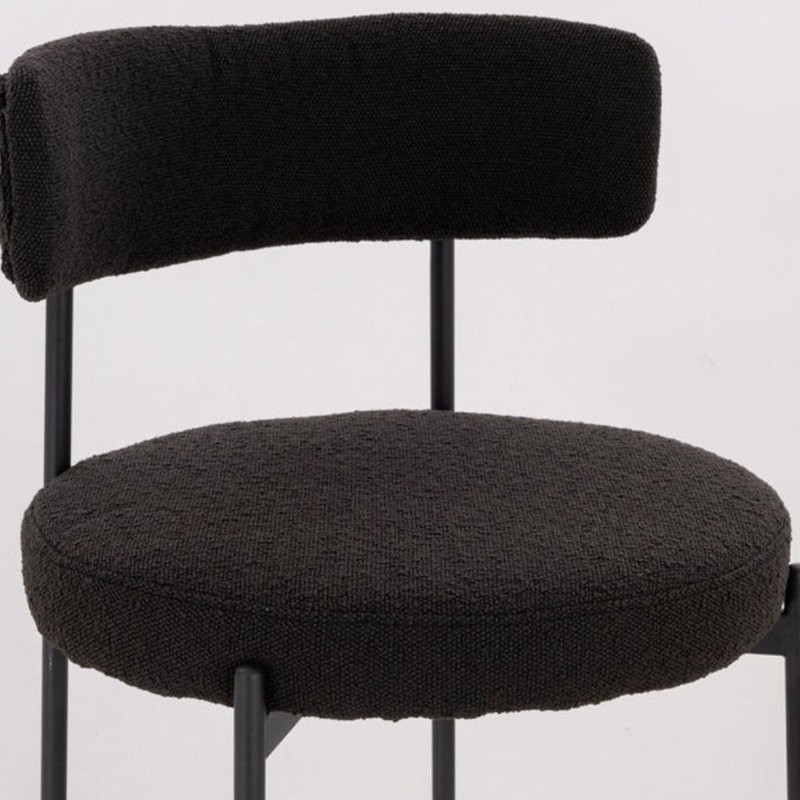 Chaise de salle à manger Lanfranchi, Noir