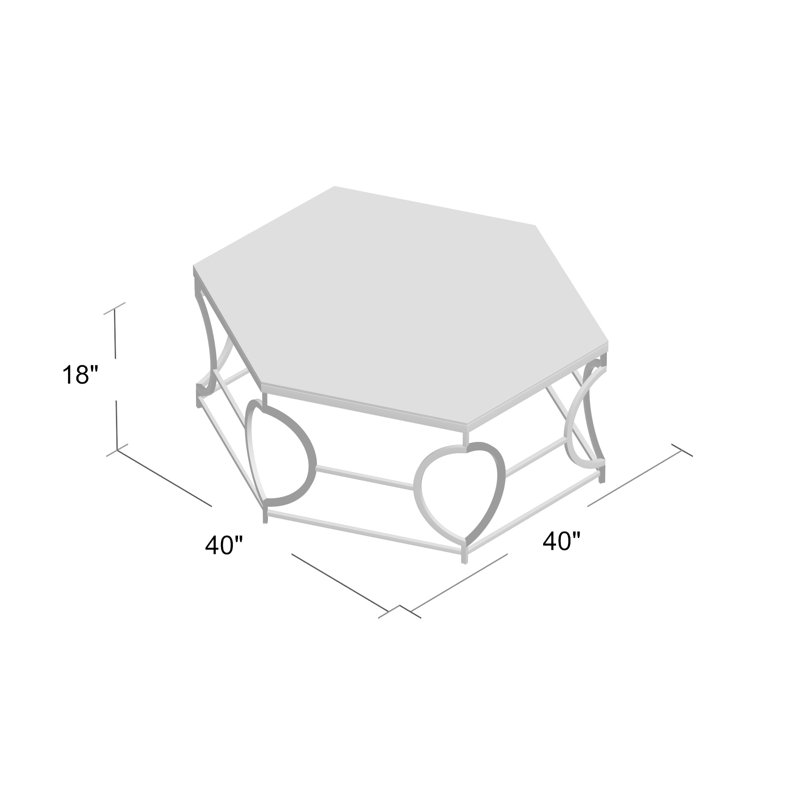 Frostia Glass Top Single Coffee Table