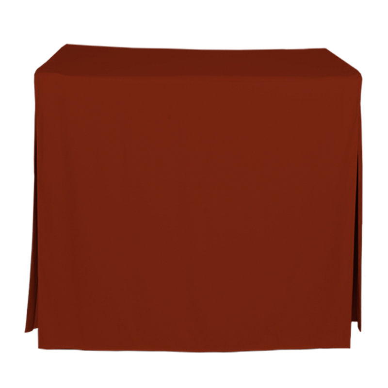 Tablevogue 34-Inch Square Table Cover, Paprika