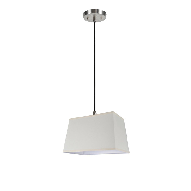Luminaire carré/rectangulaire simple 1 lumières Andres