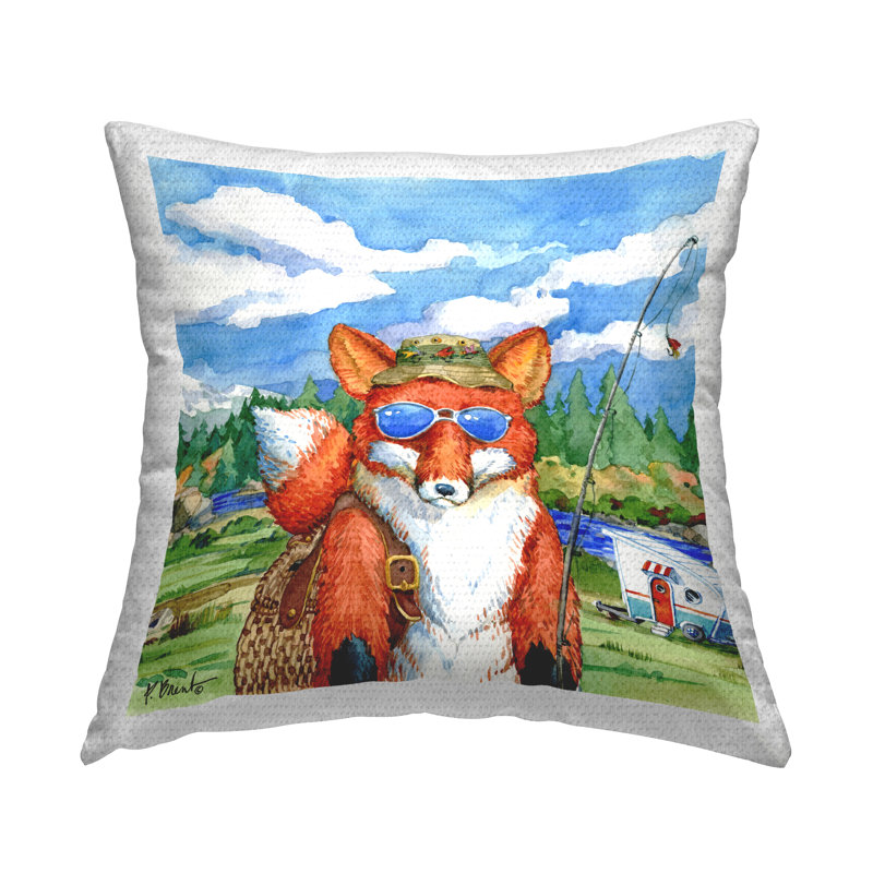 Coussin d'extérieur Fisherman Fox