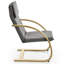 Chaise de patio avec coussins Bronislawa