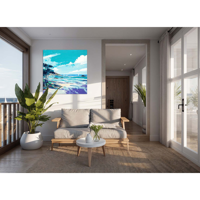 Waves & Fronds 3 - Unframed, Small