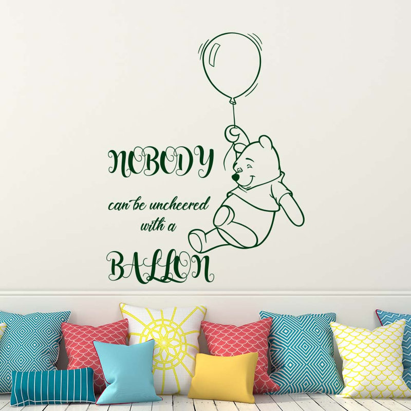 Décalcomanie murale winnie classic the pooh, Vert