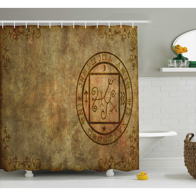 Celesse Shower Curtain with Hooks Included, 69" W x 75" L