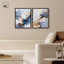 A Symphony in White I & II, ensemble de décorations murales imprimées en acrylique encadrées par Art Remedy, cadre doré, 16 x 20-135309557-135309547