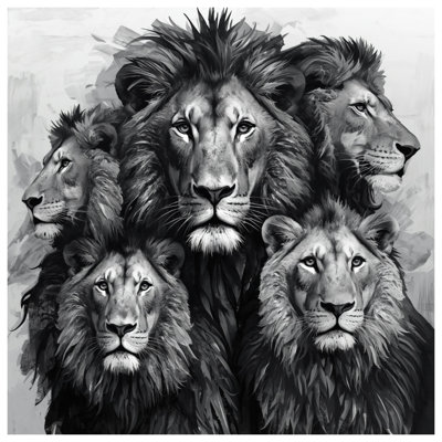 Group Of Lions Comforter