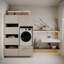 Freestanding Bathroom Storage Furniture Set
